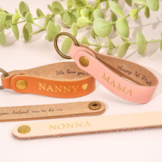 Personalised Leather Keytag For Her - Arlo and Co