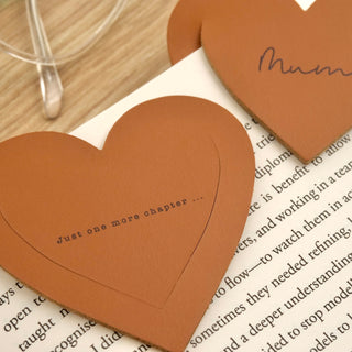 Heart Leather Page Keeper - Arlo and Co