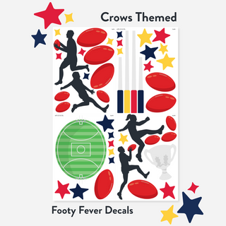 Footy Fever Wall Decal Set