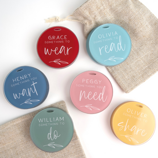 Colourful Simplicity Gift Tags - Set of 6 - Arlo and Co
