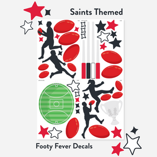 Footy Fever Wall Decal Set