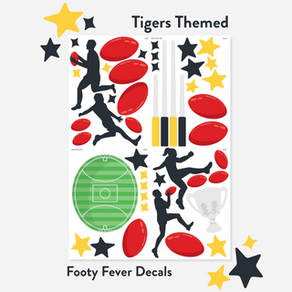 Footy Fever Wall Decal Set