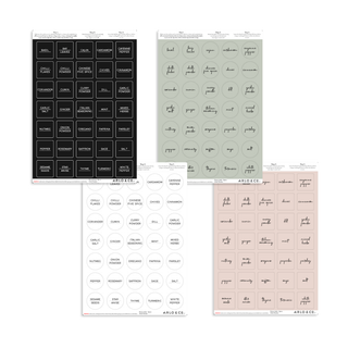 Pantry Labels - Spices - Arlo and Co