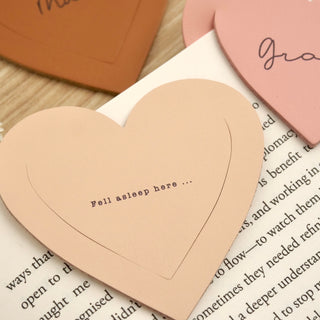 Heart Leather Page Keeper - Arlo and Co