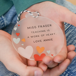 Personalised Teacher Ornaments