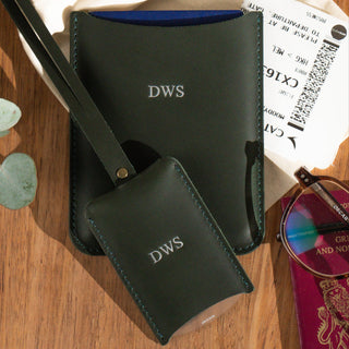 Leather Luggage Tag for Him