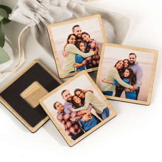 Bamboo Photo Magnet Set