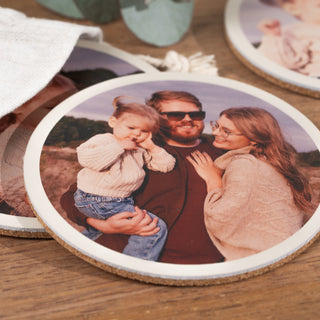 Leather Photo Coaster Set - Arlo and Co
