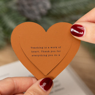 Heart Leather Page Keeper