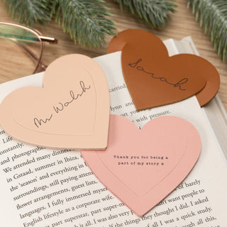 Heart Leather Page Keeper