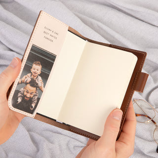 Personalised A6 Leather Notebook - Arlo and Co
