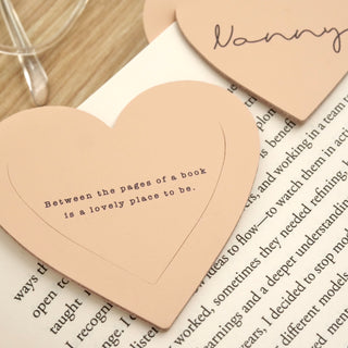 Heart Leather Page Keeper - Arlo and Co