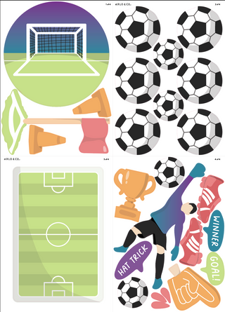Soccer Wall Decal Set - Arlo and Co