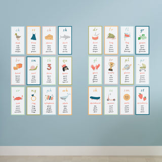 Consonant & Vowel Blends - Wall Decal Sets - Arlo and Co
