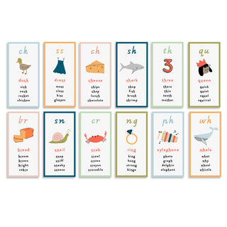 Consonant & Vowel Blends - Wall Decal Sets - Arlo and Co