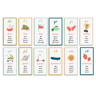 Consonant & Vowel Blends - Wall Decal Sets - Arlo and Co