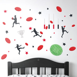 Footy Fever Wall Decal Set - Arlo and Co