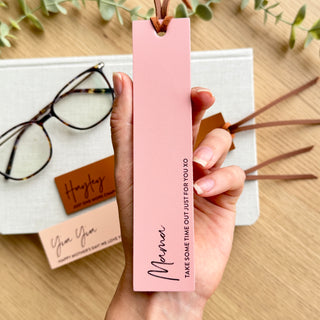 Personalised Leather Bookmark - Arlo and Co