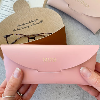 Personalised Leather Glasses Case For Her - Arlo and Co