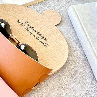 Personalised Leather Glasses Case For Her - Arlo and Co