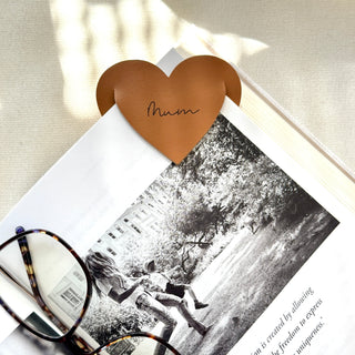 Heart Leather Page Keeper - Arlo and Co