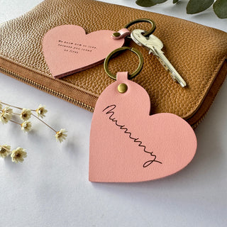 Heart Leather Keytag - Arlo and Co