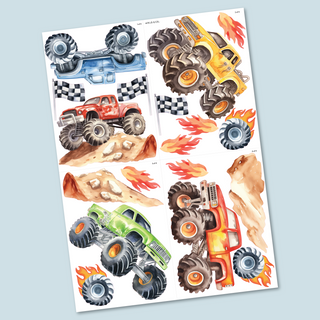 Monster Truck Decal Set