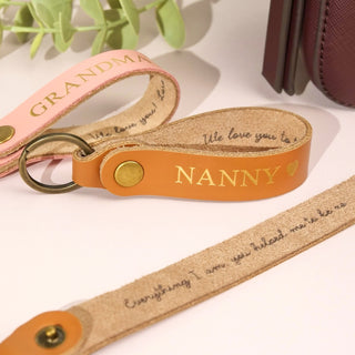 Personalised Leather Keytag For Her - Arlo and Co