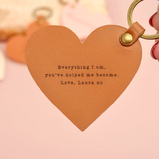 Heart Leather Keytag - Arlo and Co