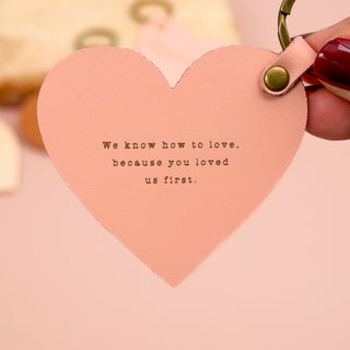 Heart Leather Keytag - Arlo and Co