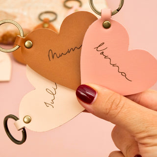 Heart Leather Keytag - Arlo and Co