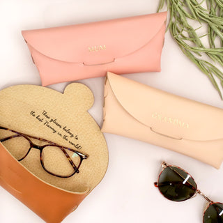 Personalised Leather Glasses Case For Her - Arlo and Co