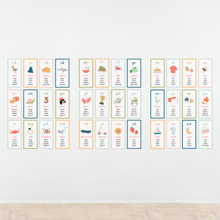 Consonant & Vowel Blends - Wall Decal Sets - Arlo and Co