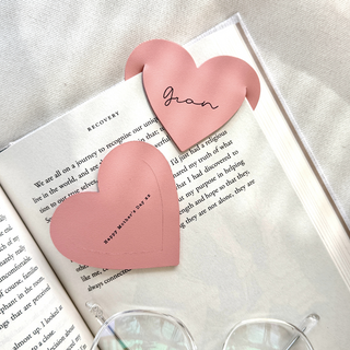 Heart Leather Page Keeper - Arlo and Co