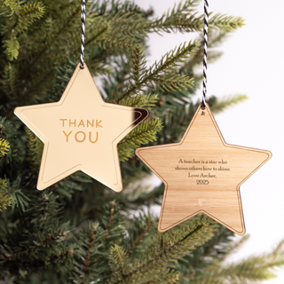 Luxe Thank You Ornament