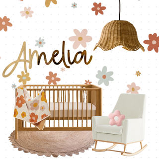 Gold Mirror Name Plaque - 5 Fonts, 3 Sizes - Arlo and Co