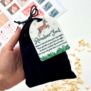 Reindeer Food 🦌 Reusable Pouch