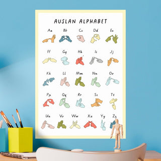 Auslan Alphabet Wall Decals - Arlo & Co