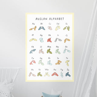 Auslan Alphabet Wall Decals - Arlo & Co