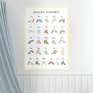 Auslan Alphabet Wall Decals - Arlo & Co