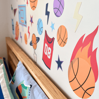 Basketball Wall Decal Set - Arlo & Co