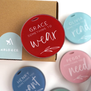 Colourful Simplicity Gift Tags - Set of 6 - Arlo & Co