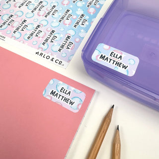 Medium (PATTERN) Stickers - 48 Name Labels - Arlo & Co