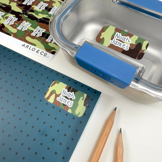 Medium (PATTERN) Stickers - 48 Name Labels - Arlo & Co