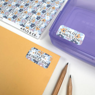 Medium (PATTERN) Stickers - 48 Name Labels - Arlo & Co