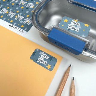 Medium (PATTERN) Stickers - 48 Name Labels - Arlo & Co