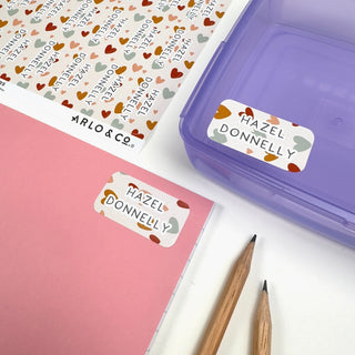 Medium (PATTERN) Stickers - 48 Name Labels - Arlo & Co