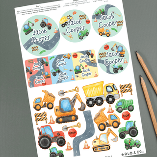Name Labels - FUN PACK with stickers! ⭐️ - Arlo & Co