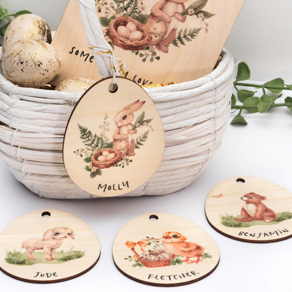 Easter Friends Gift Tags - Bamboo