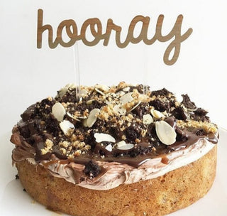 Bamboo Name Cake Topper - Arlo and Co